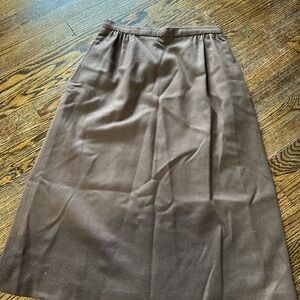 Elegant Tan A-Line Women's Skirt